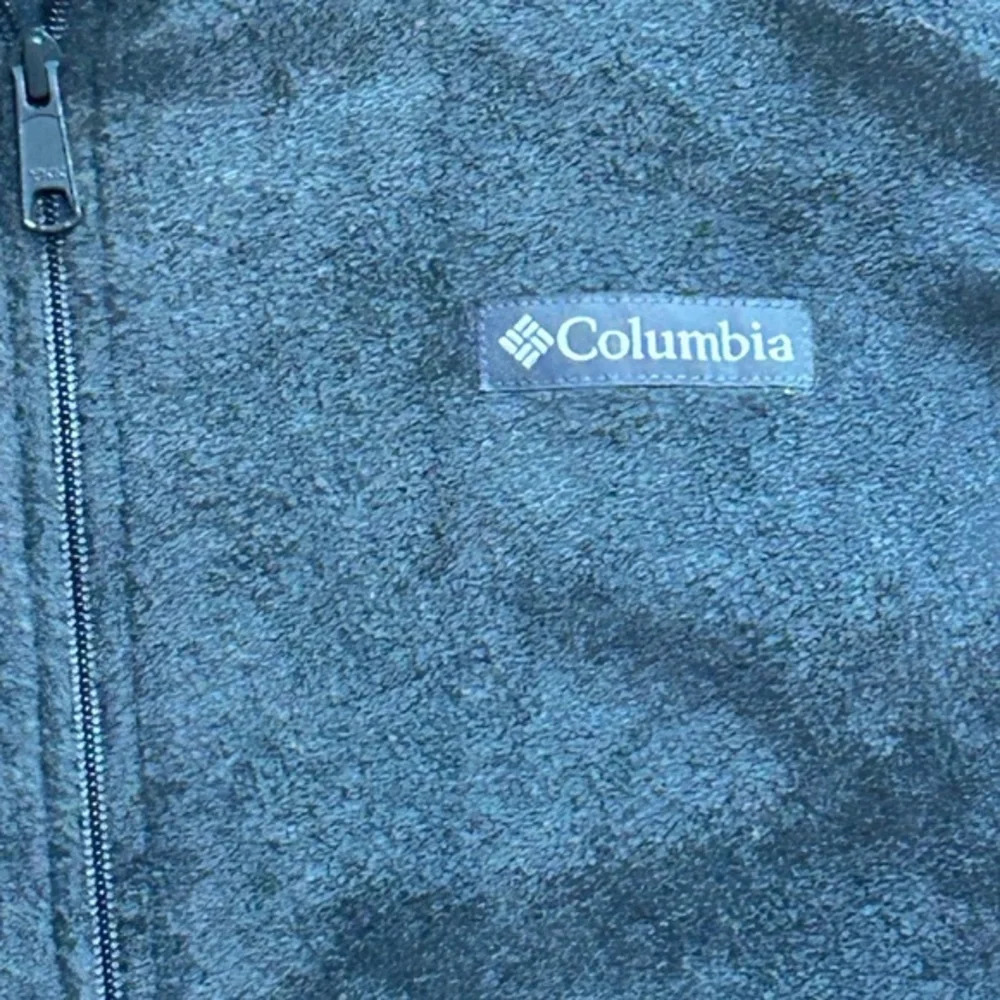 Columbia‎ fleece vest gray full zip men’s XLT NWT